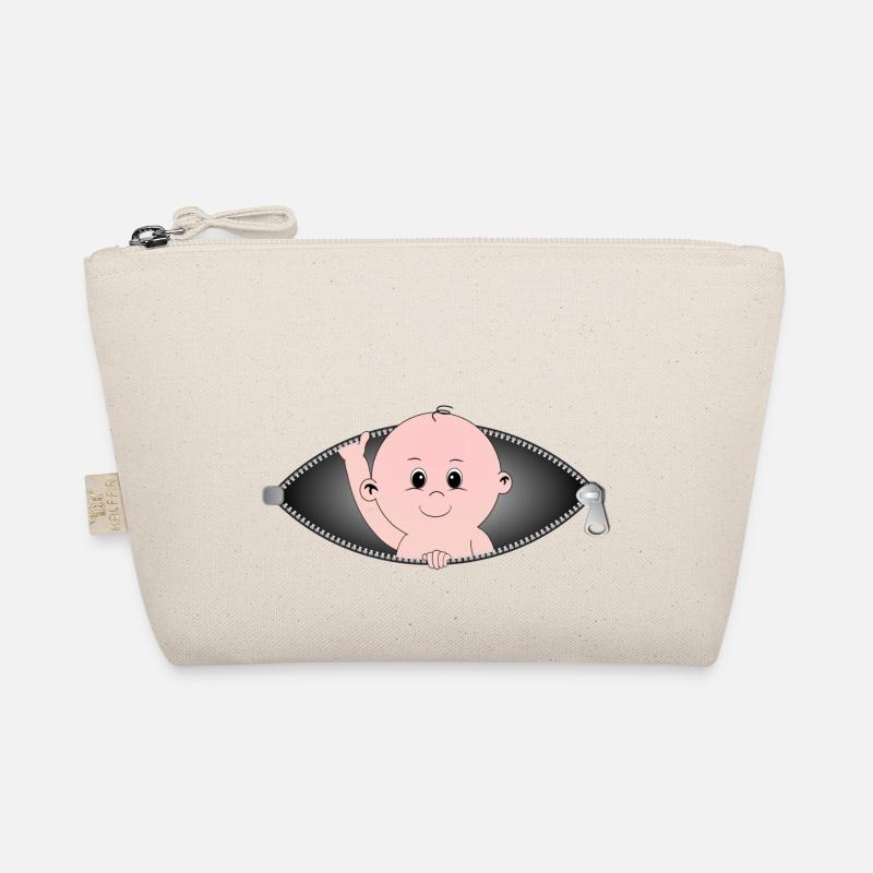 Enfant sortant d'une poche zippée Trousse biologique