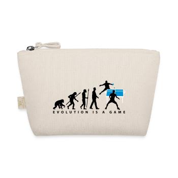 evolution_tischtennisspieler_102012_a_3c - Organic Pouch - nature - Front