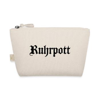 Ruhepott colle schriftzug - Bio-Täschchen - Natur - Vorne