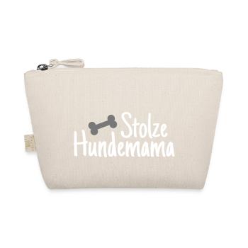 Stolze Hundemama - Bio-Täschchen - Natur - Vorne