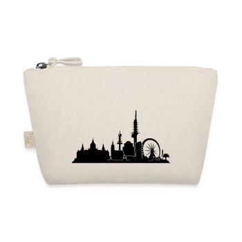 Hannover // Skyline // Silhouette // Skylineshirt - Bio-Täschchen - Natur - Vorne