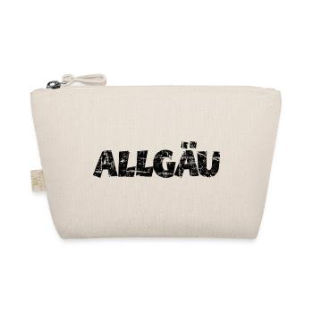 Allgäu (Vintage/Schwarz) - Bio-Täschchen - Natur - Vorne