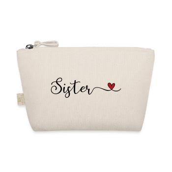 Schwester - Bio-Täschchen - Natur - Vorne