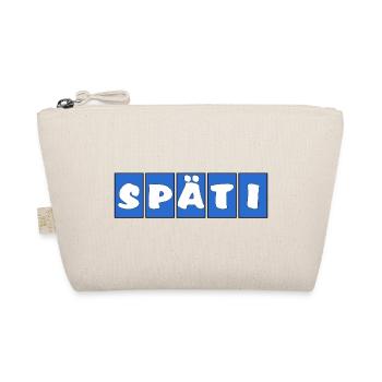 SPÄTI - Logo blau - Berliner Kultur - Nerd Humor - Bio-Täschchen - Natur - Vorne
