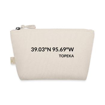 Topeka, Kansas, USA Coordinates - Organic Pouch - nature - Front