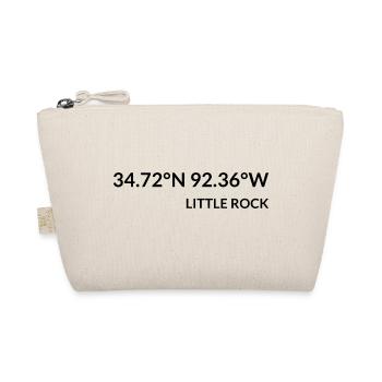 Little Rock, Arkansas, USA Coordinates - Organic Pouch - nature - Front