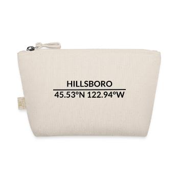 Hillsboro, Oregon, USA Coordinates - Organic Pouch - nature - Front