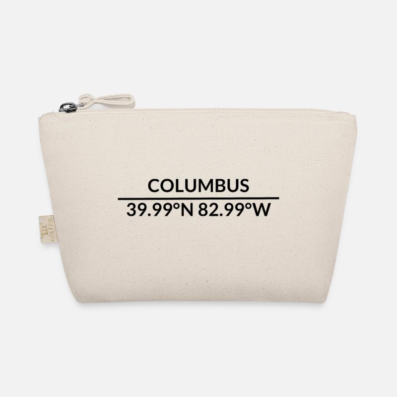 Columbus, Ohio, USA Coordinates Organic Pouch