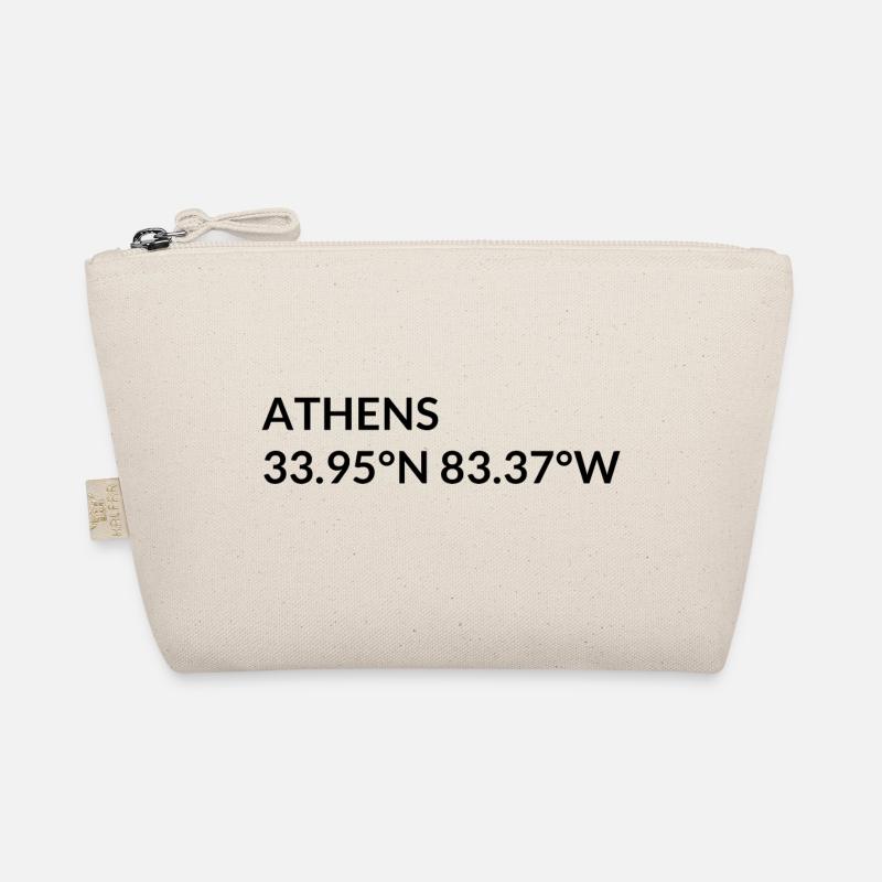 Athens, Georgia, USA Coordinates Organic Pouch