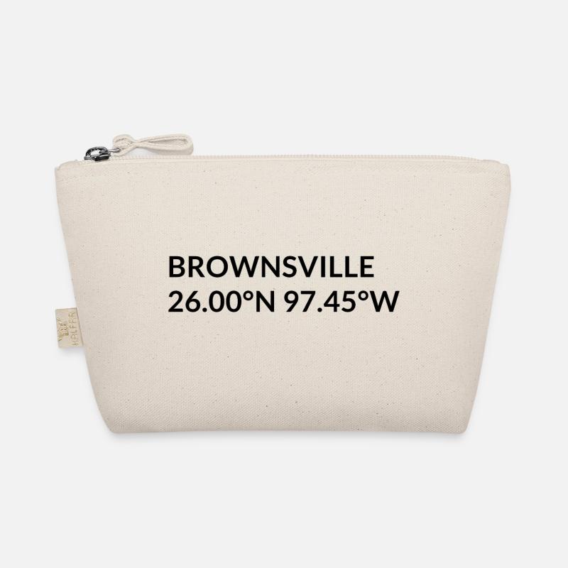Brownsville, Texas, USA Coordinates Organic Pouch