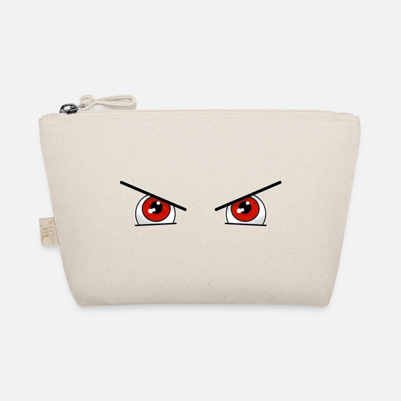 Yeux rouges pour Halloween Trousse biologique