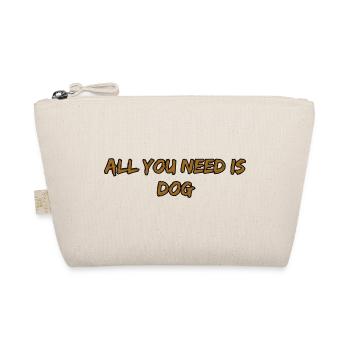 All You Need Is Dog Hundeliebe - Bio-Täschchen - Natur - Vorne