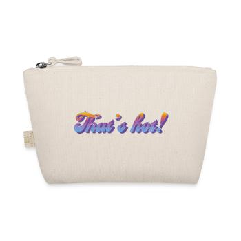 That's hot! – Retro Gradient Style - Organic Pouch - nature - Front