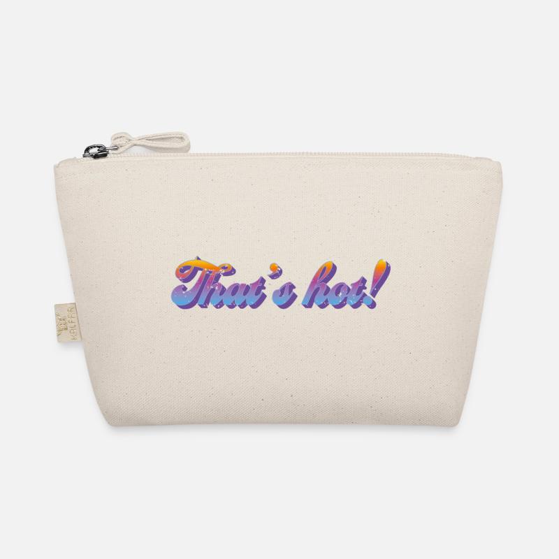 That’s hot! – Retro Gradient Style - Bio-Täschchen - Natur