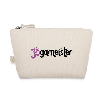 Jogameister - Typografisches OM (3-Farbig) - Bio-Täschchen - Natur - Vorne