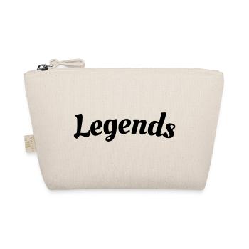 Legends Schriftzug - Bio-Täschchen - Natur - Vorne