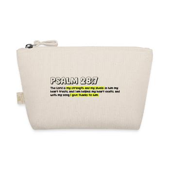 Conception de citation de motivation Empowered Faith - Trousse biologique - nature - Devant