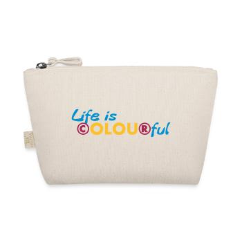 Life is colourful - Organic Pouch - nature - Front