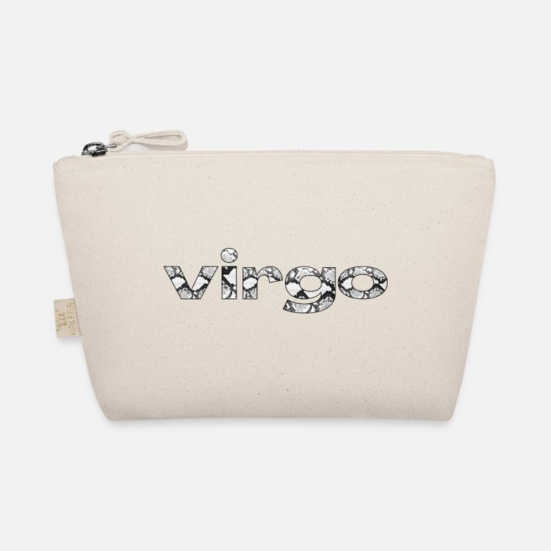 virgo – Snake Skin Zodiac Statement - Bio-Täschchen - Natur