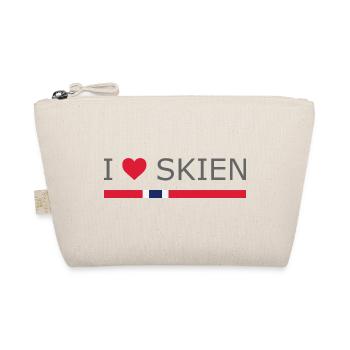 I love Skien - Norway - Norge - Norwegen - Bio-Täschchen - Natur - Vorne