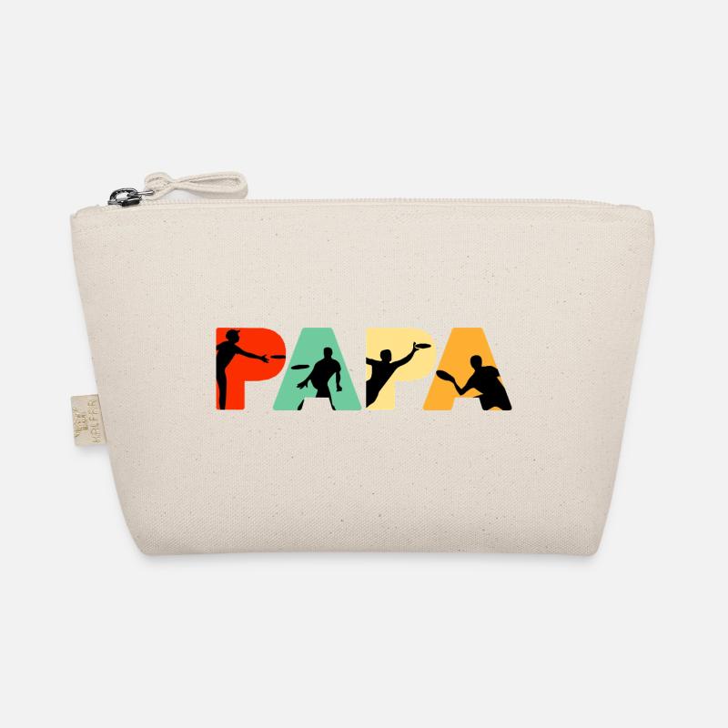 Papa Frisbee Player Ultimate Flying Disc Dad Trousse biologique