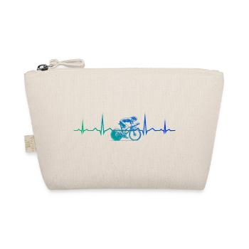 Roadbike motif with recognition value - Organic Pouch - nature - Front