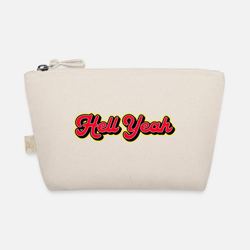 Hell Yeah 3D Retro Script Trousse biologique