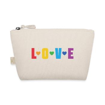 LGBT-Pride-Monat – Liebe ist Liebe - Bio-Täschchen - Natur - Vorne
