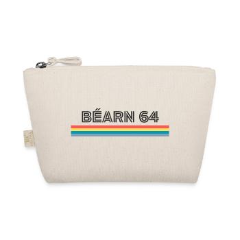 Bearni 64 T-Shirt Humor Gift - Organic Pouch - nature - Front