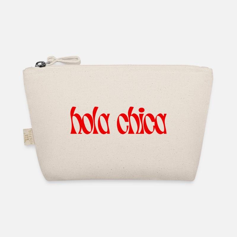 hola chica - Bio-Täschchen - Natur
