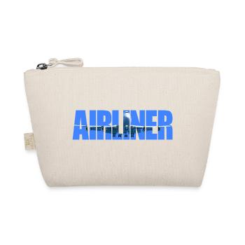 Airliner Jumbo Jet - Organic Pouch - nature - Front