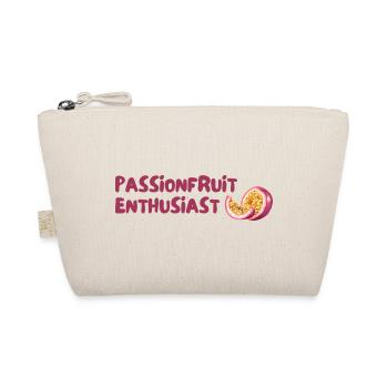 Passionsfrucht Enthusiast - Bio-Täschchen - Natur - Vorne