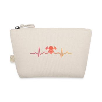 Firefighter Sunset Heartbeat Firefighter - Organic Pouch - nature - Front