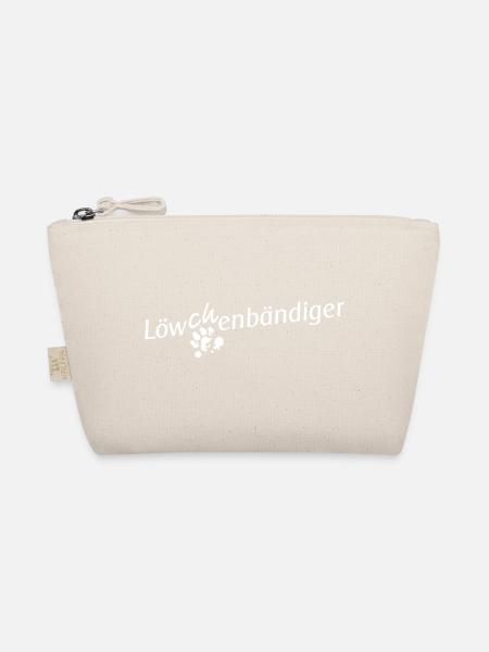 Löwchen: Löwchenbändiger (white) - Bio-Täschchen - Natur
