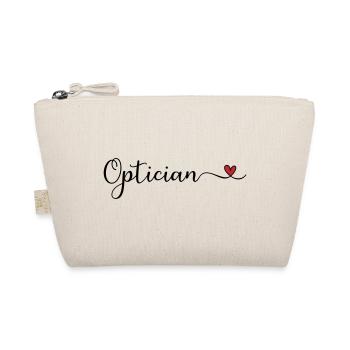 Optiker mit Herz - Bio-Täschchen - Natur - Vorne