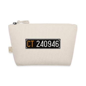 Vorderes Kennzeichen – CT46 - Bio-Täschchen - Natur - Vorne