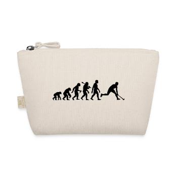 Feldhockey Evolution Für Hockey Spieler Sport - Bio-Täschchen - Natur - Vorne