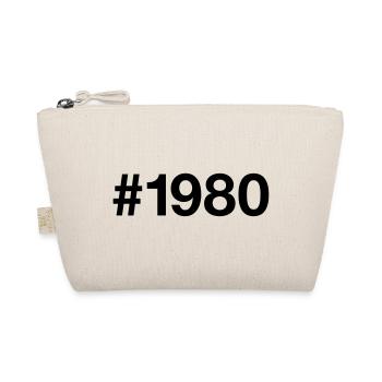1980 Jahrgang 46 Jahre alt 46. Geburtstag - Bio-Täschchen - Natur - Vorne