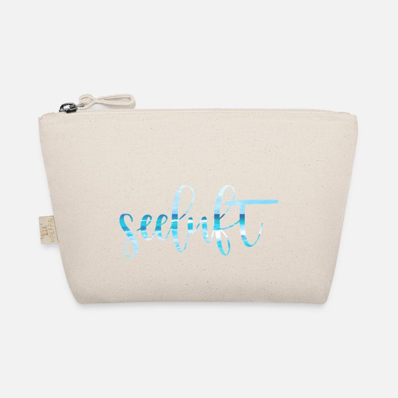 Sea air typography Organic Pouch