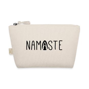 Namaste Yoga Gruß - Bio-Täschchen - Natur - Vorne