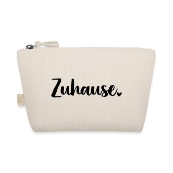 Zuhause Herz - Bio-Täschchen - Natur - Vorne