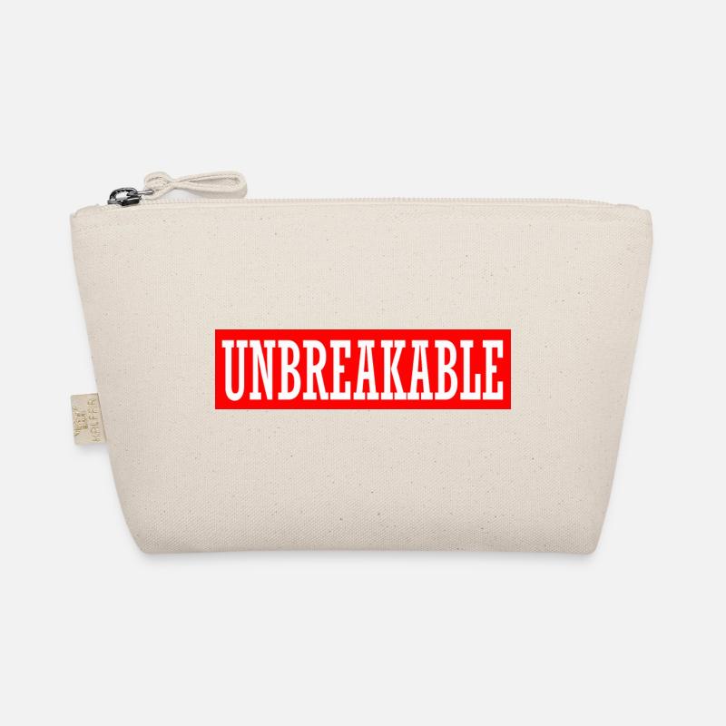 unbreakable unstoppable indomitable gym illegal Organic Pouch