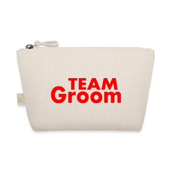 Team groom - Organic Pouch - nature - Front