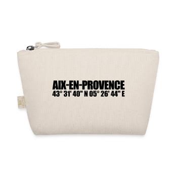 Aix-en-Provence coordinates - Organic Pouch - nature - Front