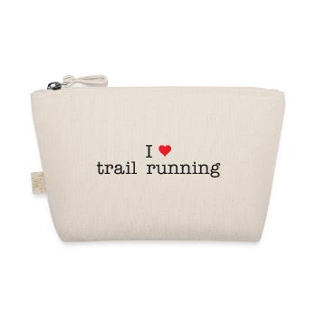 I Love Trail Running - Organic Pouch - nature - Front