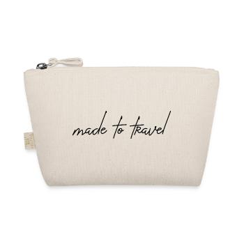 Dicton de voyage minimaliste: Fait pour voyager - Trousse biologique - nature - Devant