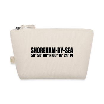 Shoreham-by-Sea coordinates - Organic Pouch - nature - Front