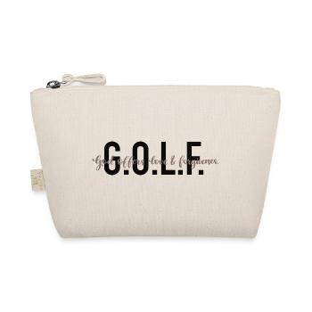 G.O.L.F. - God offers love & forgiveness. - Organic Pouch - nature - Front