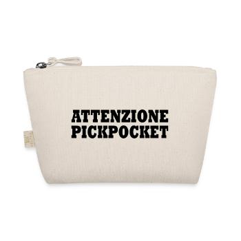 attenzione pickpocket - Organic Pouch - nature - Front