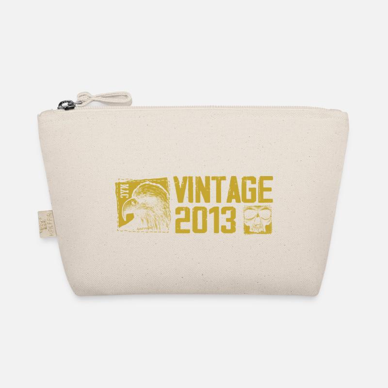 Vintage 2013 Retro Jubiläum Geschenk 2013 Bio-Täschchen